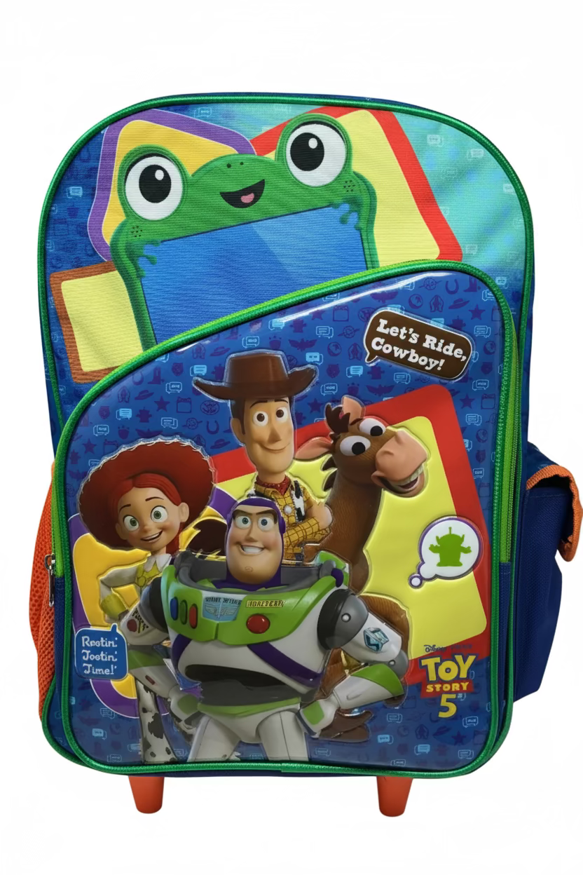 MOCHILA PRIMARIA CON RUEDAS INFANTIL MASCULINO DISNEY TOY STORY 5